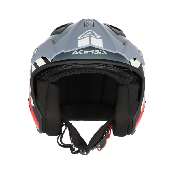 Acerbis Aria Sport Jet sisak, szürke/piros, M-es méret, 7, nordicamoto.ro