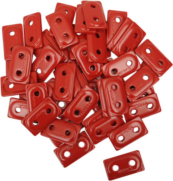 Double Digger® Aluminum Support Plates Red, 2, nordicamoto.ro