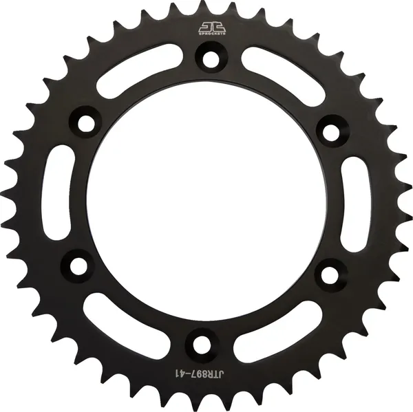 JT SPROCKETS Acél hátsó lánckerék, fekete, 1, nordicamoto.ro