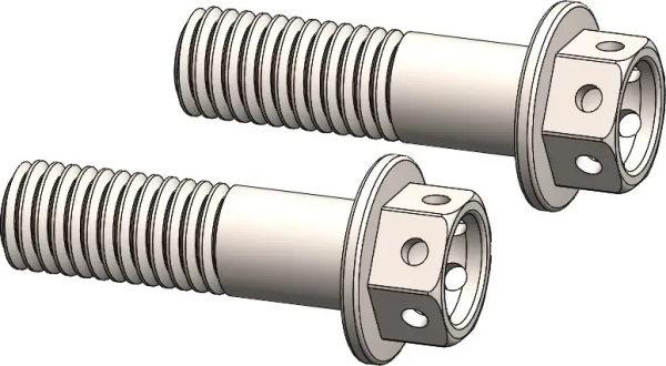Adaptercsavar, Racing, ezüst, 1, nordicamoto.ro