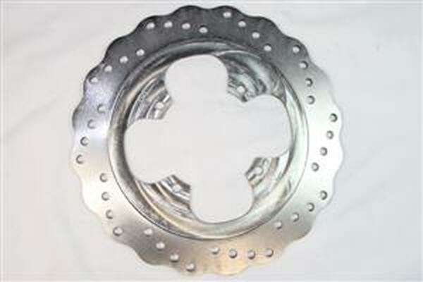 Contour Fixed Brake Rotor Silver, Stainless Steel, 1, nordicamoto.ro