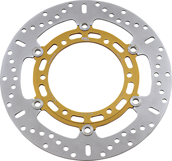 Md Series Pro-lite Contour X Brake Rotor Polished Steel, Yellow, 1, nordicamoto.ro