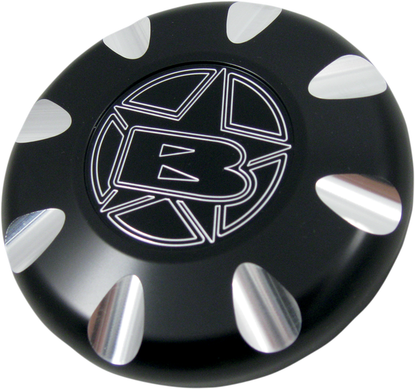Low Profile Billet Aluminum Fuel Cap Black, 1, nordicamoto.ro