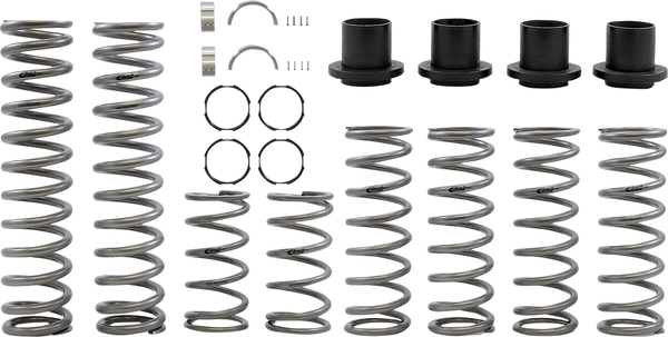 Shock Spring Kit Stage 2 Black, Silver, 1, nordicamoto.ro