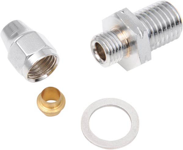Universal Brake Line Banjo Bolt/fitting Chrome, 1, nordicamoto.ro