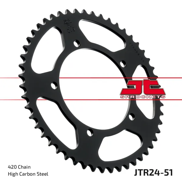 JT SPROCKETS hátsó lánckerék, természetes színű, 1, nordicamoto.ro