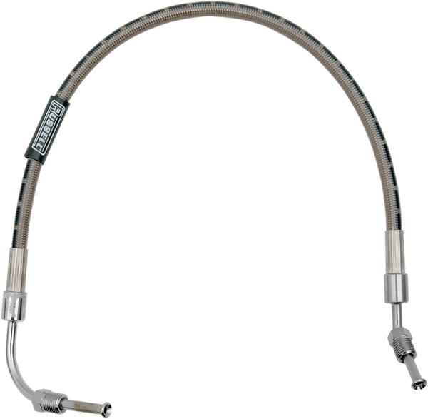 Stock-length Rear Brake Line Braided, Silver Stock, 3, nordicamoto.ro