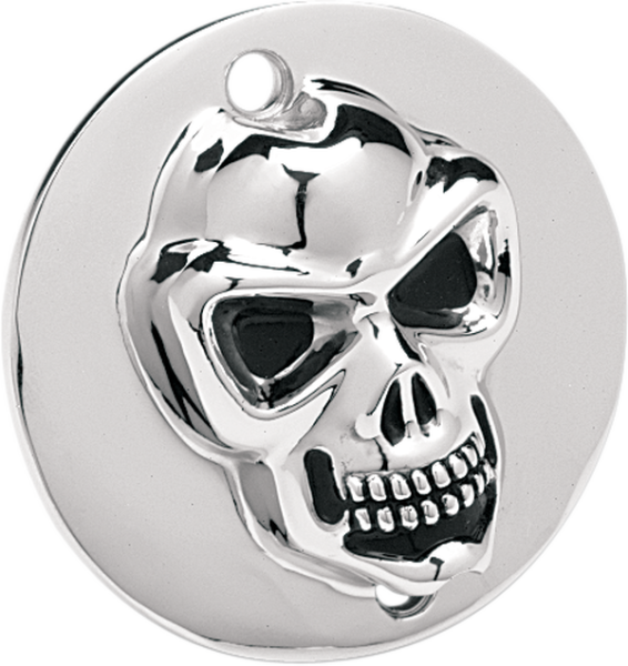 3-d Skull Points Cover Chrome, 1, nordicamoto.ro