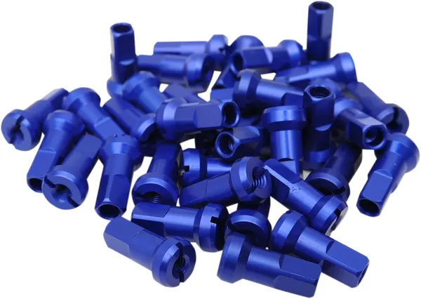 MOOSE RACING Nipple Set Blue, Polished, Anodized, 1, nordicamoto.ro