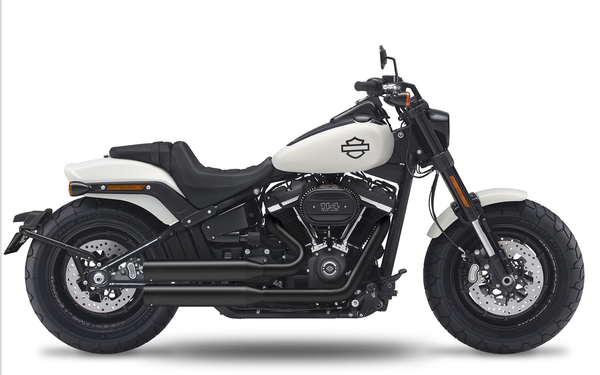 2in2 | Fusion Long | Shotgun-low Exhaust System Matte Black, 1, nordicamoto.ro