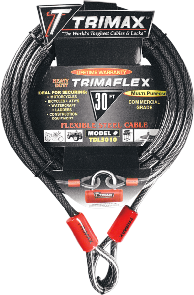 Trimaflex Max Security Braided Cable Black, 1, nordicamoto.ro
