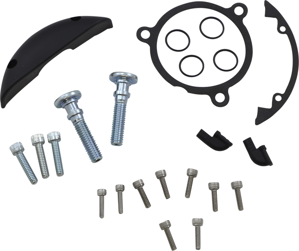 Inverted Air Cleaner Hardware Kit Black, Silver, 2, nordicamoto.ro