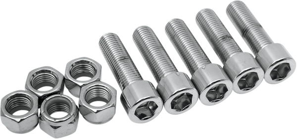 Rotor, Sprocket And Belt Mounting Hardware Kit Silver, 1, nordicamoto.ro