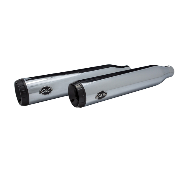 Grand National Ec Slip-on Mufflers Black, Chrome, 3, nordicamoto.ro