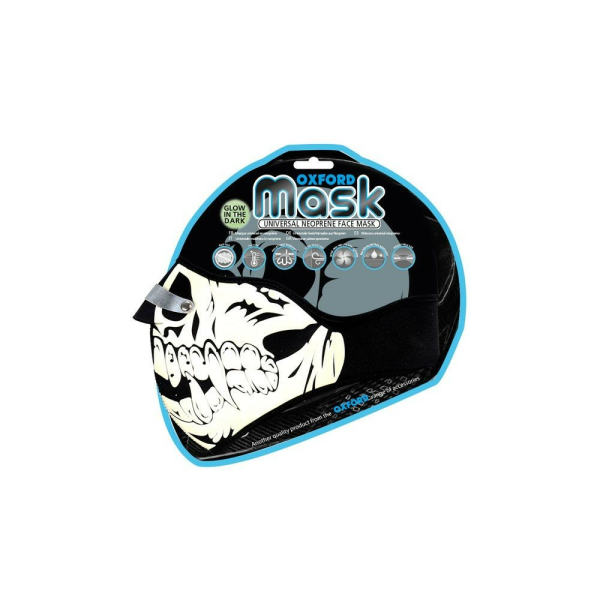 Masca din neopren fata - Glow Skull, 1, nordicamoto.ro