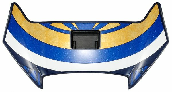 SHOEI XSPR3 sisak felső szellőzőnyílás-kiegészítő – kék, 10, nordicamoto.ro