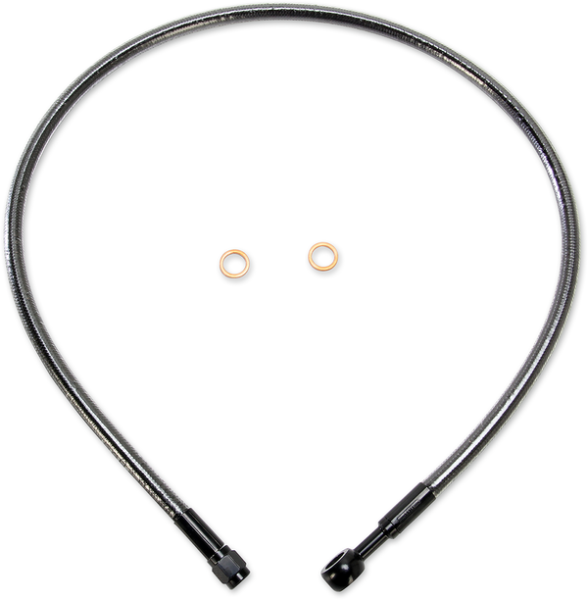 Alternate Length Designer Series Abs-specific Front Brake Line Kit Black, Black Pearl, 1, nordicamoto.ro