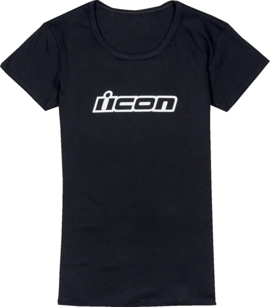 Tricou Dama Icon Clasicon Black 2XL, 1, nordicamoto.ro