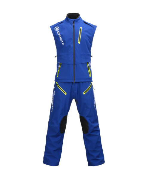 CFMOTO RALLY textil motoros ruhakészlet – kabát + nadrág, kék / sárga, 17, nordicamoto.ro