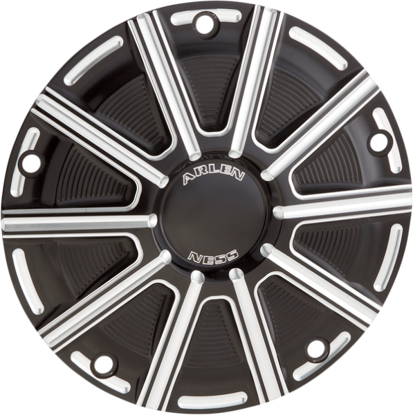 10-gauge Derby Cover Silver, Black Anodized, 1, nordicamoto.ro