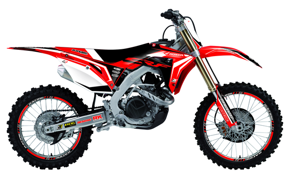 Graphics Kit With Seat Cover Black, Red, 3, nordicamoto.ro