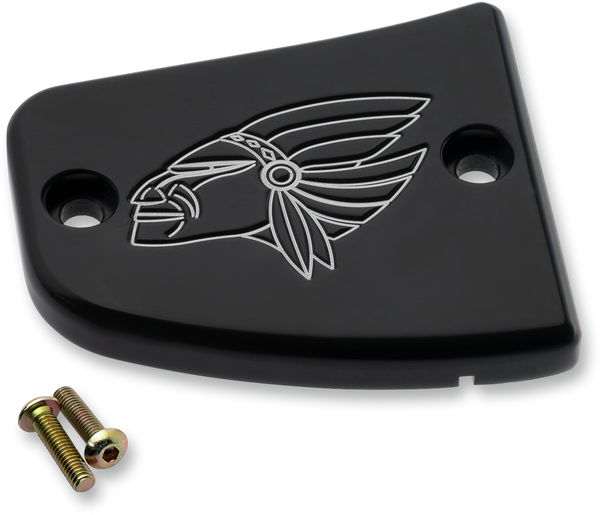 Front Brake Master Cylinder Cover For Indian Scout Black, 1, nordicamoto.ro