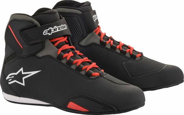 Alpinestars Sektor csizma, fekete/szürke/piros, 45-ös méret, 9, nordicamoto.ro