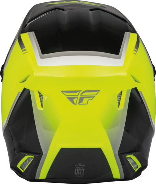 Casca Moto Fly ECE Kinetic Vision bukósisak – fluoreszkáló sárga/fekete, L-es méret, 2, nordicamoto.ro