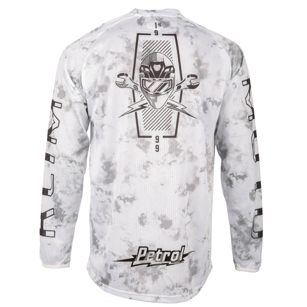 Tricou Klim Petrol Ignite - White, 4, nordicamoto.ro