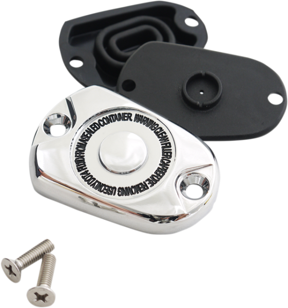 Rear Brake Master Cylinder Cover Kit Chrome, 1, nordicamoto.ro