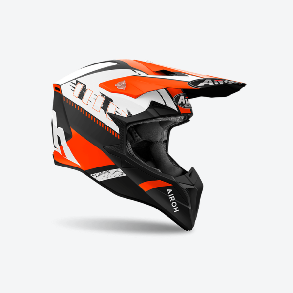 Airoh Wraaap Feel Enduro sisak, kék/piros fényes, 6, nordicamoto.ro