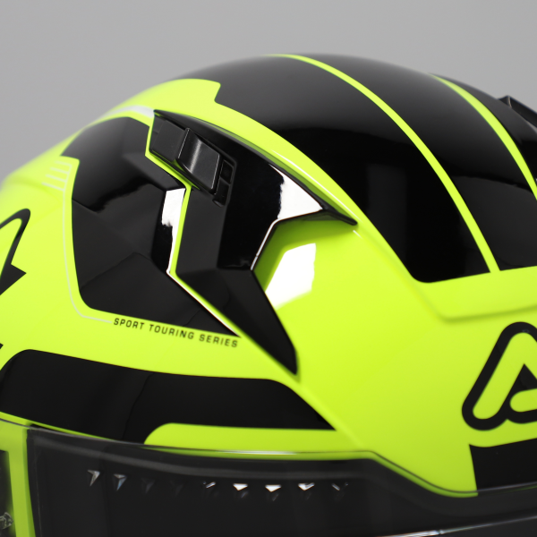 Acerbis X-way Graphic teljes arcú sisak, fluoreszkáló sárga/fekete, M-es méret, 4, nordicamoto.ro