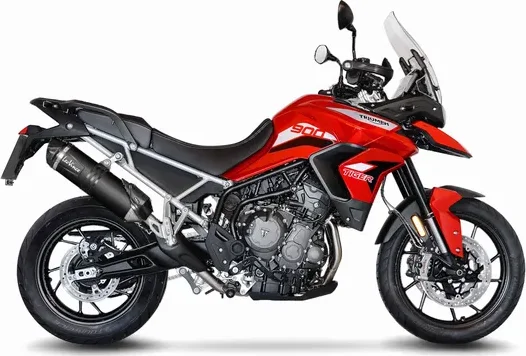 LeoVince LV One Evo Black Edition csővégkipufogó a Triumph Tiger 850 Sport / Tiger 900 GT / Rally / Pro (2020–2025) modellekhez, 4, nordicamoto.ro