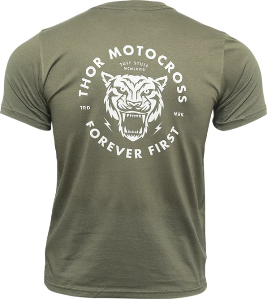 Youth El Gato T-shirt Green S, 2, nordicamoto.ro