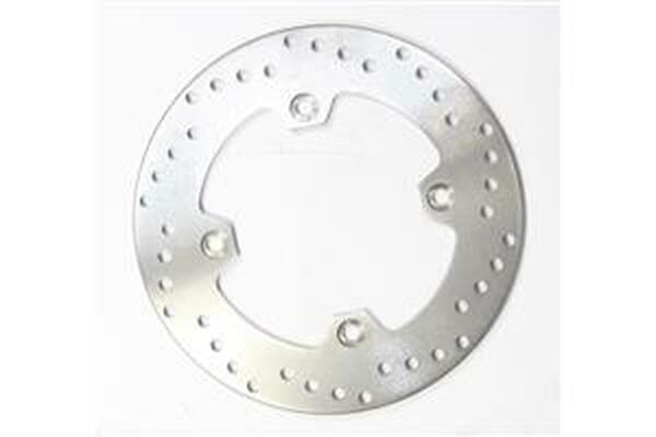Round D-series Fixed Offroad Brake Rotor Silver, Stainless Steel, 1, nordicamoto.ro