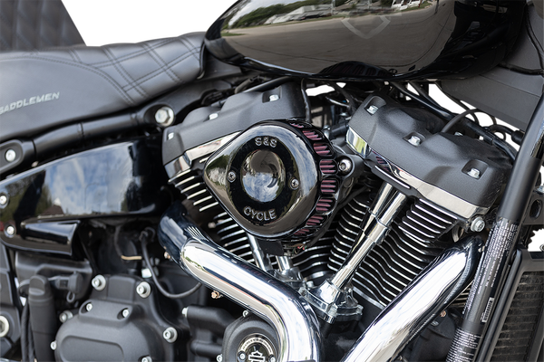Mini Teardrop Stealth Air Cleaner Kit Black, 2, nordicamoto.ro