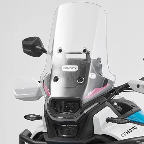 Magasított túraszélvédő CFMOTO 450MT modellekhez, 2024–2027 – átlátszó, +130 mm, 5, nordicamoto.ro