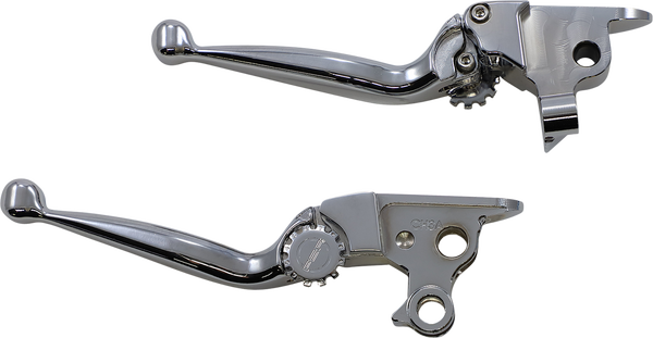 Journey Adjustable Lever Set For Harley Models Silver, 1, nordicamoto.ro