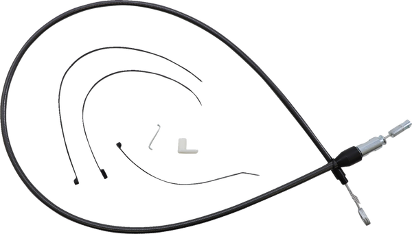 Black Pearl Quick Connect Upper Clutch Cable Black, 1, nordicamoto.ro