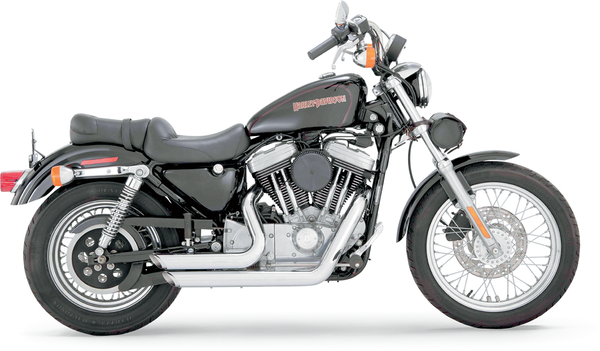 Shortshots Staggered Exhaust System Black, 2, nordicamoto.ro