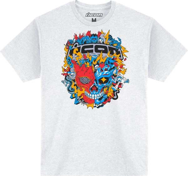 ICON Redoodle T-shirt White  XL, 1, nordicamoto.ro