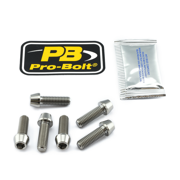 Titanium Clip-on / Handle Bar Mount Bolt Kit, 1, nordicamoto.ro