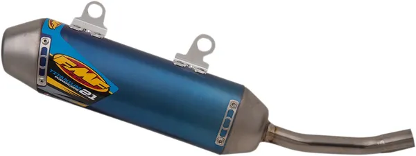 Powercore 2.1 hangtompító, kék eloxált, 1, nordicamoto.ro