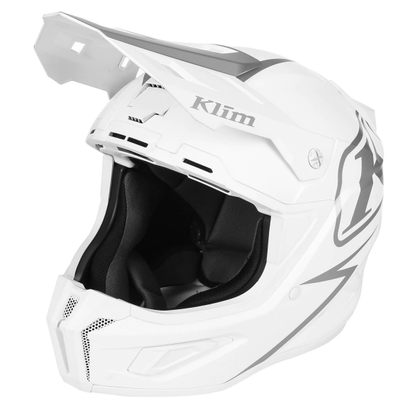 Casca Snowmobil Klim T1 Freeride ECE Solid Matte White, 11, nordicamoto.ro