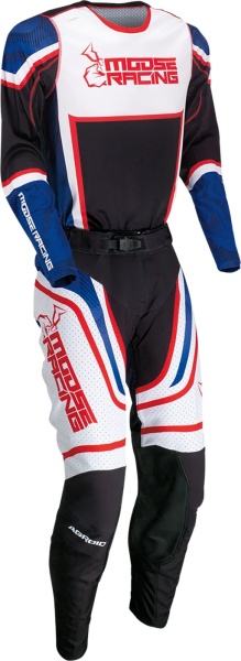 Agroid Pants White, Red, Black, Blue 40, 1, nordicamoto.ro