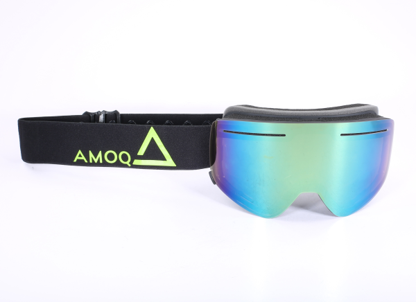 AMOQ Vision Snow Goggles Black-HiVis - Gold Mirror, 1, nordicamoto.ro
