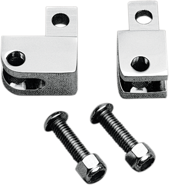 Chrome Footpeg Elevators Chrome, 1, nordicamoto.ro