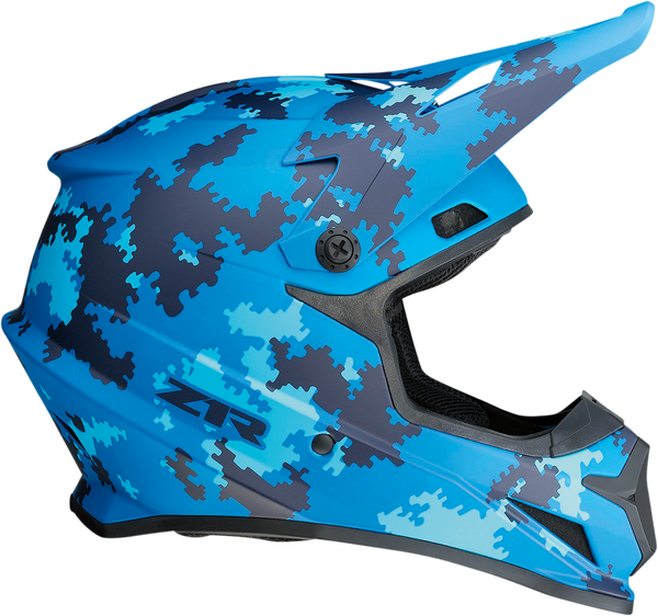 Rise Digi Camo Helmet Blue S, 3, nordicamoto.ro