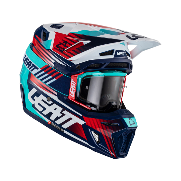 Casca Leatt 8.5 V23 Royal Navy/Red/Blue  (Ochelari Velocity 5.5 Cadou) M, 1, nordicamoto.ro