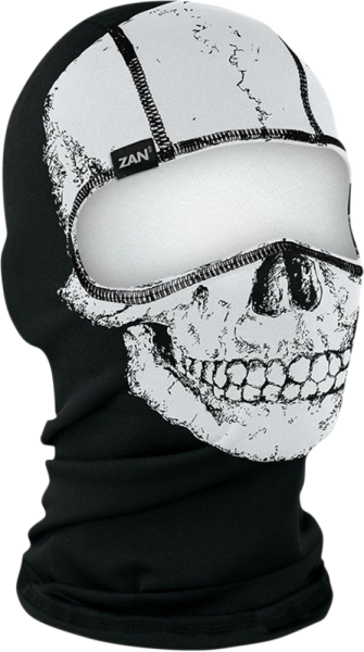 Balaclava Poly Skull Black, Gray, 1, nordicamoto.ro